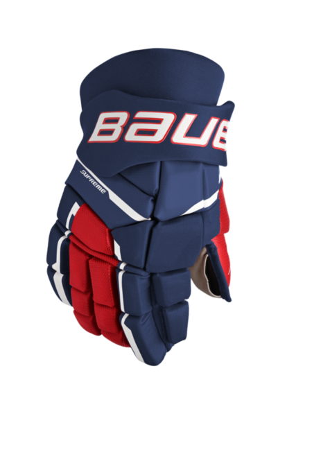 Bauer Supreme M3 Kesztyű Felnőtt Sötétkék-Piros-Fehér Színben