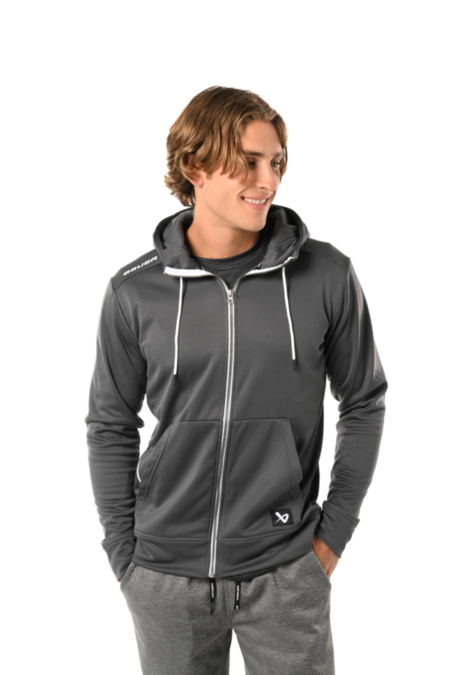 Bauer Team Fleece Kapucnis Pulóver Felnőtt Szürke Színben