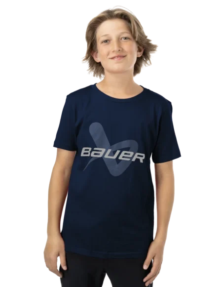 Bauer Core RU Lockup póló gyermek - sütétkék