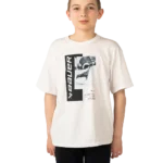 Bauer-Graphic-Polo-gyermek-feher